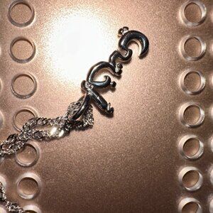 Sister in Arabic necklace silver